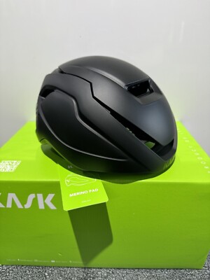 Kask Wasabi Cycling Helmet Black Matte, road mountain gravel Sz M Medium 52-58cm