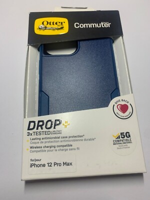 OtterBox Commuter Case- Fits iPhone 12 Pro Max- Blue (77-65454) B38