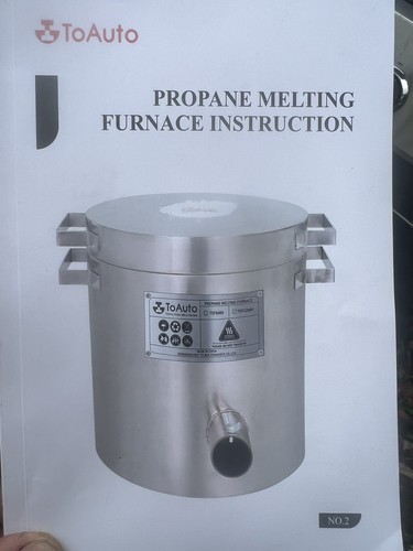 Propane Smelting Metal Gold Copper Graphite Crucible Diy