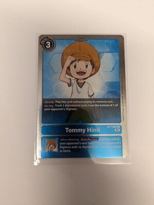 BT7-086 Tommy Himi Rare NM/M Digimon Card Next Adventure #2