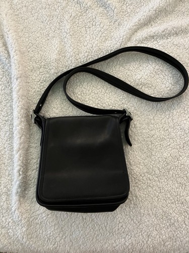 coach レザーバッグ COACH Legacy Vintage Leather Black Studio Flap Square