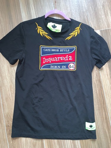 Dsquared2 Authentic Men Gate bros Embroidered shirt XL