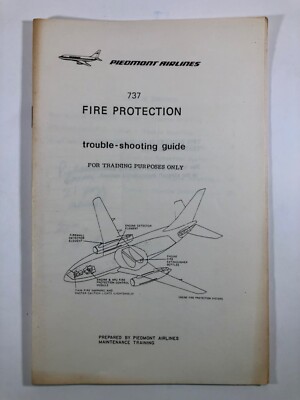 Piedmont Airlines 737 Fire Protection Trouble - Shooting Guide 21 Pages