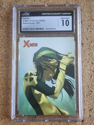 2009 X-MEN ARCHIVES #31 KARMA JOSHUA MIDDLETON CGC 10 GEM MINT