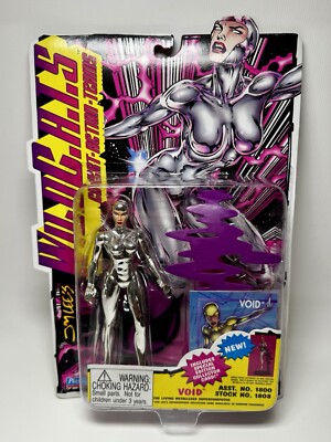 WILDC.A.T.S Wildcats Void Action Figure Vtg 1995 w/Card 1810 Playmates Sealed