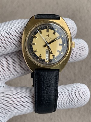 VTG 70s Hamilton Swiss  Day & Date  self winding Automatic