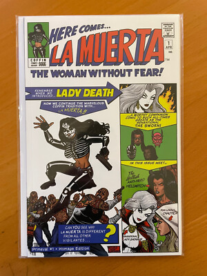 La Muerta Primeval / Homage Edition / Cover Steven Butler / Lady Death Universe