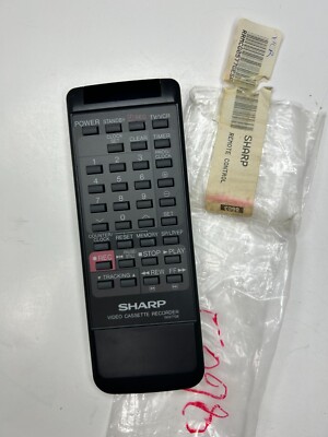 Sharp G0577GE VCR Remote OEM NOS for VCA203 VCA205 VCA205U VCA206U VC2220U +more