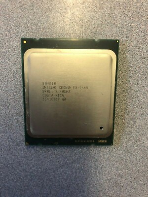 INTEL Xeon E5-2665 Eight core 2.4 GHz LGA 2011 Processor SR0L1 Fully tested