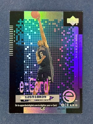 2000-01 Upper Deck E-Card #EC3 Kenyon Martin New Jersey Nets RC