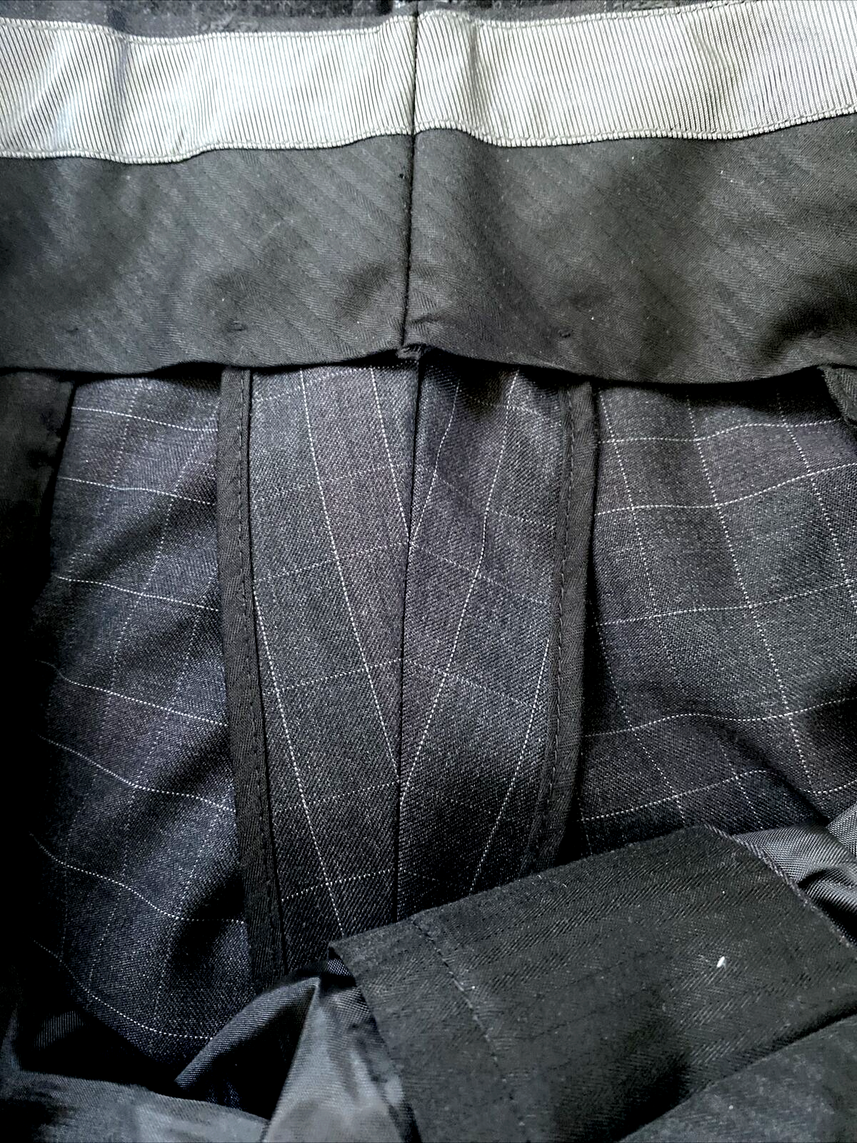 TIGLIO LUXE Super 150's Lana Merino Wool Gray Suit 2 Piece 44R Italy