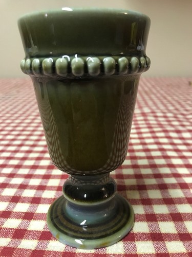 Small Wade Irish Porcelain Irish Cup/ Mug On  Pedestal 5” Tall Shamrock ?? C