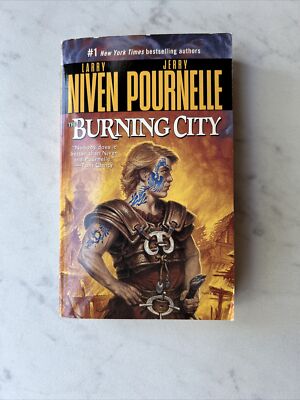 The Burning City by Larry Niven and Jerry Pournelle (2007, Trade Paperback)
