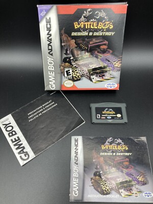Battle Bots Design and Destroy ~ NINTENDO Gameboy Advance ~ 2003 ~ CIB
