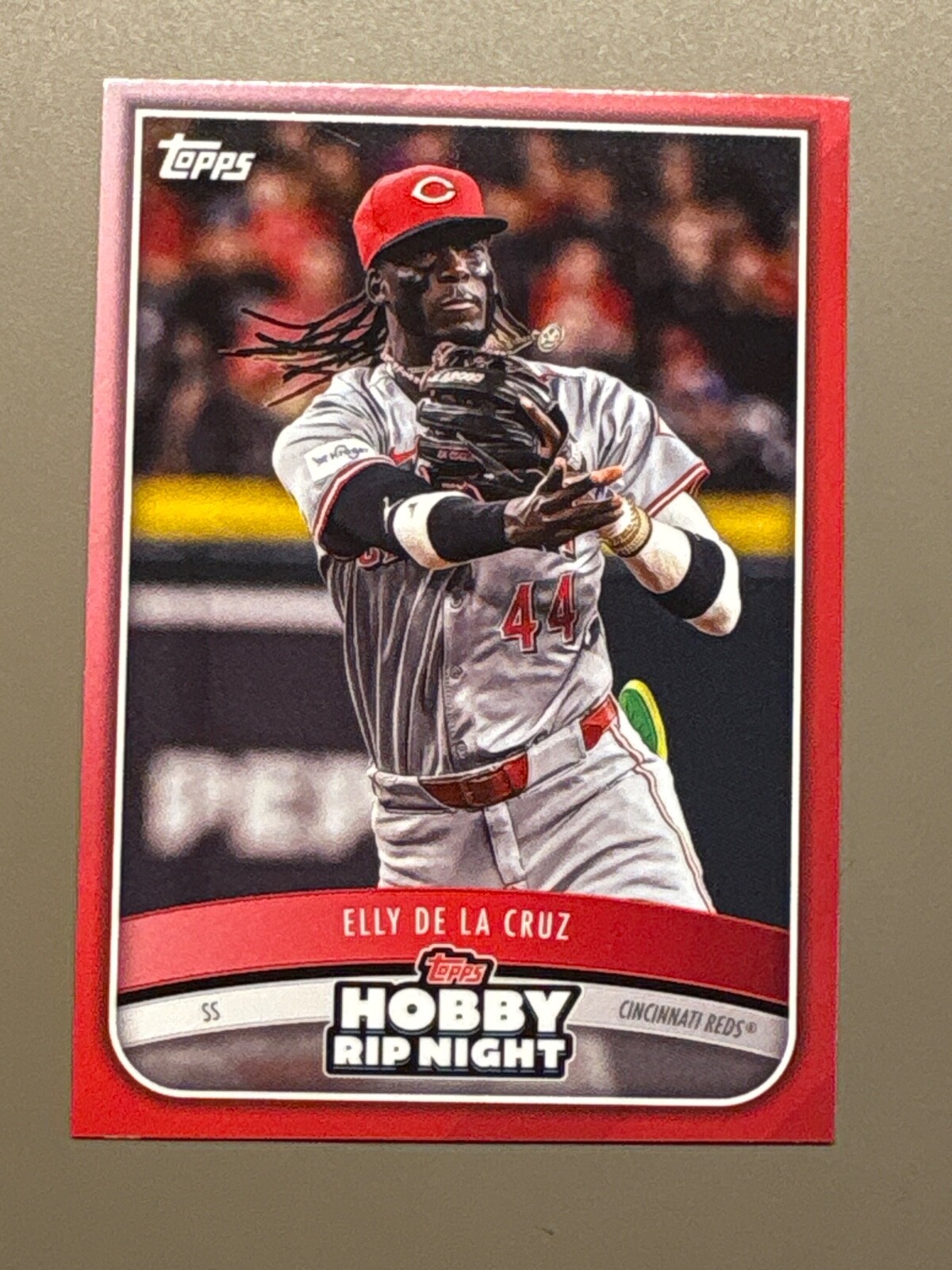 2025 Topps Hobby Rip Night Red Elly De La Cruz #11 | eBay