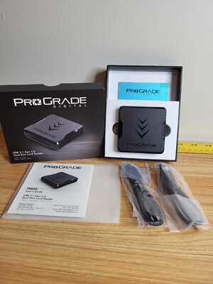 ProGrade Dual-Slot CFast 2.0 & UHS-II SDXC USB 3.1 Gen 2 Type-C Card Reader
