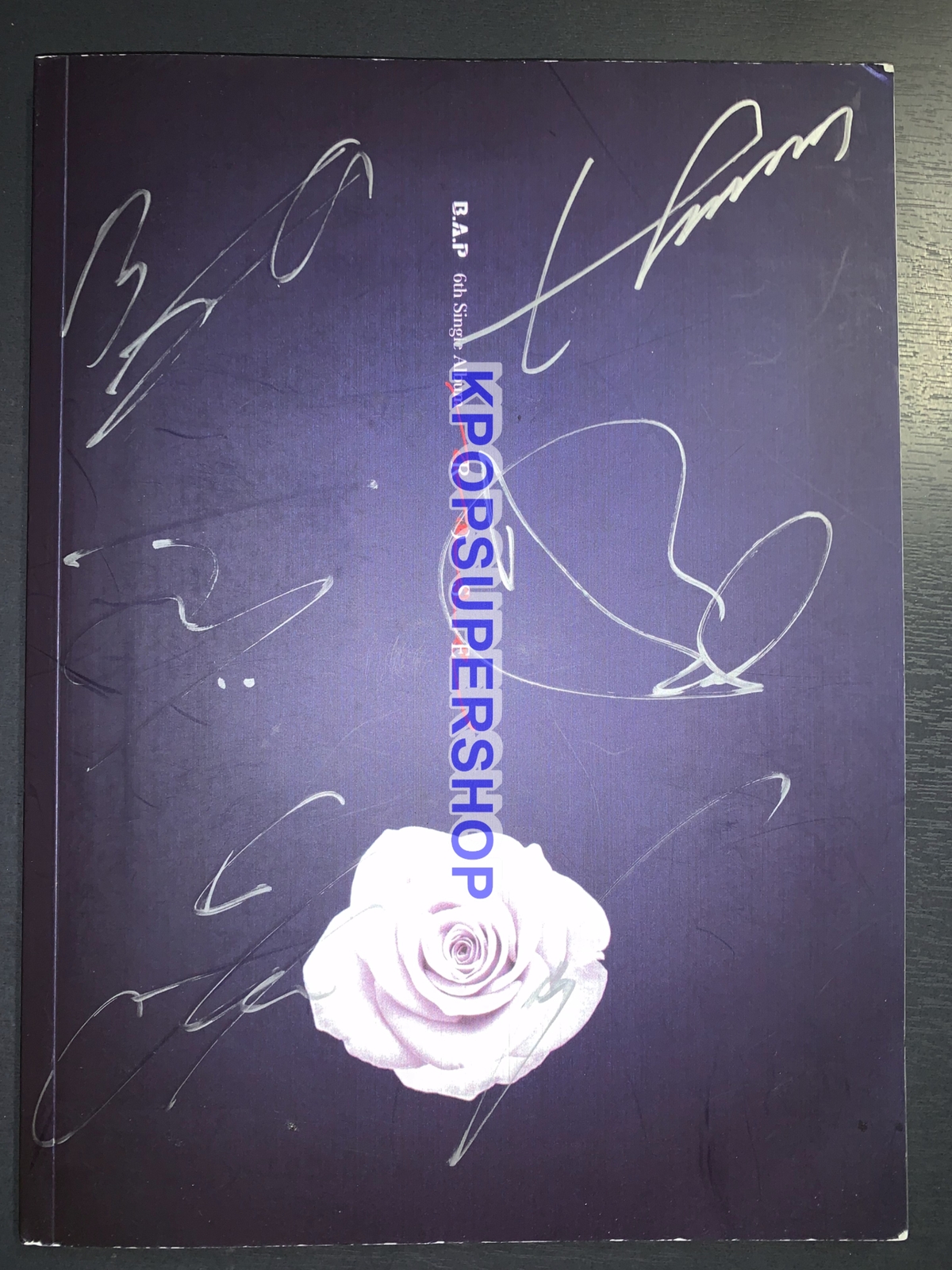 B.A.P B.A.P 6thシングル - Rose サイン　未開封 B.A.P 6th Single Album Rose Autographed Signed CD Good Promo