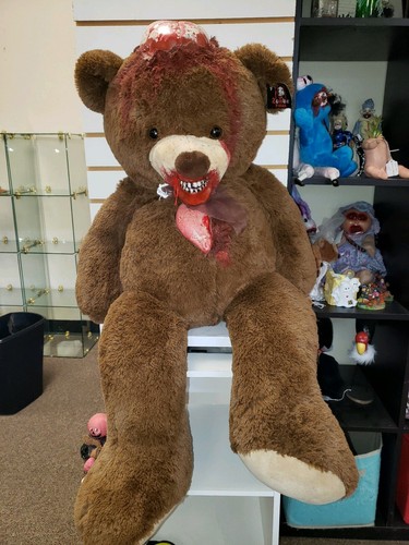 Zombie B'Wear Bear Halloween Decor Gothic Theme