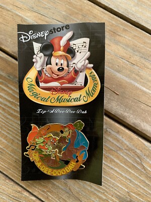 Disney Store Pin Zip-A-Dee-Doo-Dah Splash Mountain Magical Musical Moments New