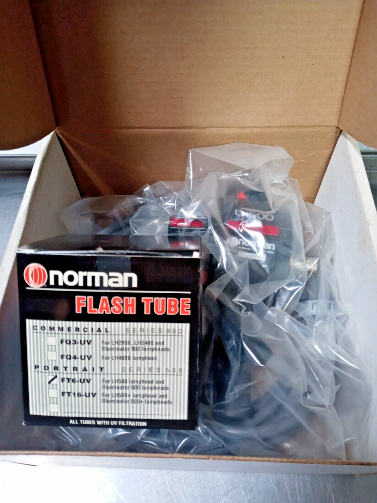 Norman LH500 Flash Strobe Lamp Head 600ws