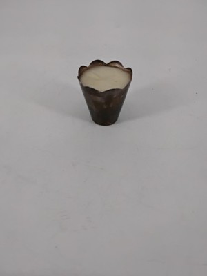 Vintage Silver Plated Scalloped Edge Candle Holder Parks of London, photo 1 of 7