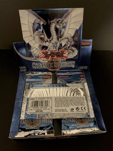 Yu-Gi-Oh Cybernetic Revolution 1st Edition Sealed Booster Pack NOT SCALED