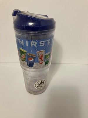 Easy Drink Ware With Lid For Hot Or Cold Beverages Blue New