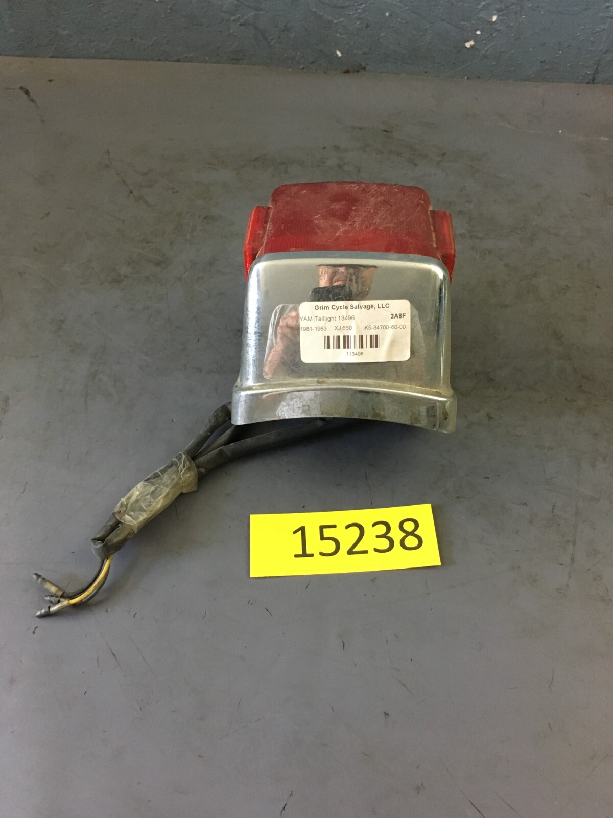 miroco 1982 Yamaha XJ650 650 Maxim tailight 1980-1983, used rear