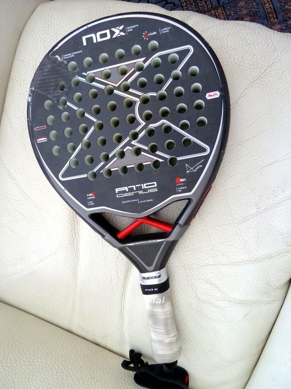 Raquette Padel  - At10  Cenius -  Pro -   Nox - + Saccoche