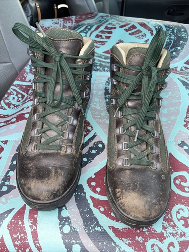 LL Bean Cresta Air 8000 Gore-Tex Women’s Size 10M Brown Green Leather Work LL Bean Cresta Air 8000 Gore-Tex Women’s Size 10M Brown Green Leather Work