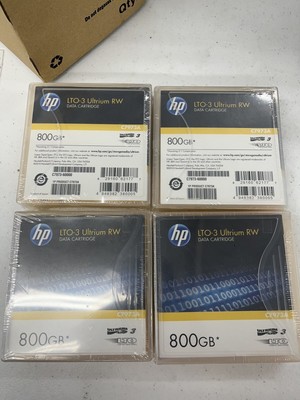 Lot of 4 HP 800GB LTO-3 Ultrium RW Data Cartridge wrapped