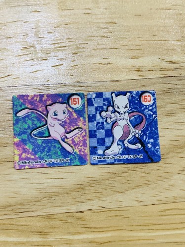 Mew Mewtwo Pokemon Mini Card Nintendo From Japan PMC-1 F/S