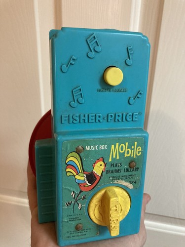 VTG 1973 FISHER-PRICE BRAHAMS LULLABYE MUSIC BOX MOBILE #174
