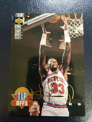 Patrick Ewing New York Knicks 1994 - 1995 CC Gold Signature SPANISH #183