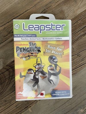 Leapfrog - The Penguins - Leapster Learning Game, Sealed
