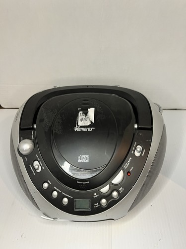 Memorex #MP8806 Portable CD Player AM/FM Radio Boombox No Cord AC/DC Tested