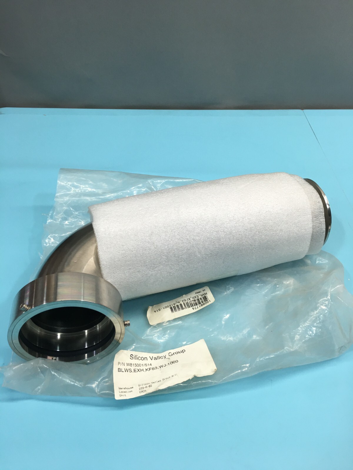 SILICON VALLEY GROUP W815001 BLWS, EXH, KF63, MAN,  WJ-1000, W815001/514, 116861