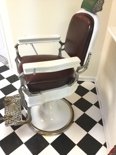 Koken Red Barber Chair 1900s