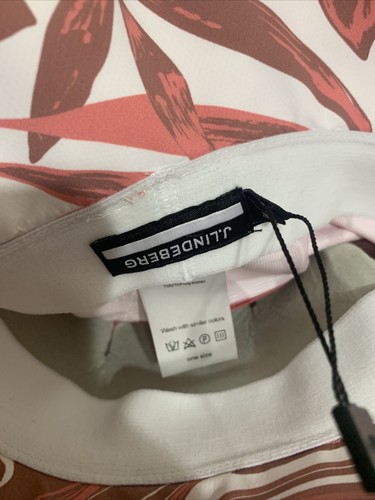J. Lindeberg Siri Hibiscus pink Bucket Hat ladies one size GWAC07445 NEW golf
