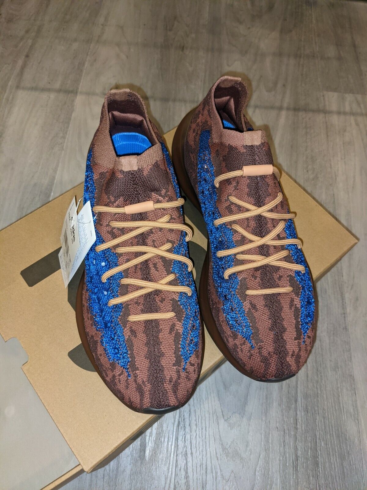 adidas Yeezy Boost 380 Azure 10.5 11 US DS blue brown non adidas Yeezy Boost 380 Azure 10.5 11 US DS blue brown non