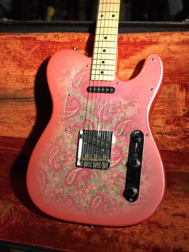 2002 Fender Japan Paisley Telecaster with Vintage Case & Extra Pickups