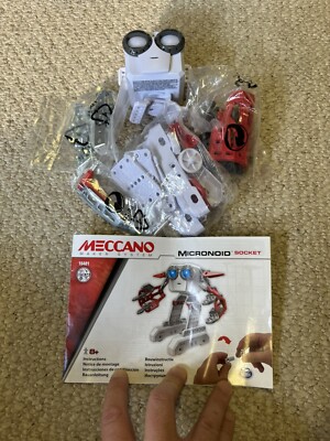 MECCANO MAKER SYSTEM TECH, MICRONOID SOCKET, ROBOT #16401 No Box