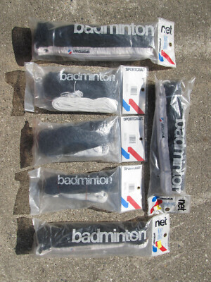 Sportcraft Badminton Net lot of 6 New all Sealed 3 of Model 00447 and 3 of 00431