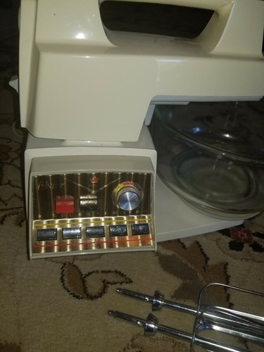 Mom's Vintage Oster Regency Kitchen Center 12 Speed Mixer
