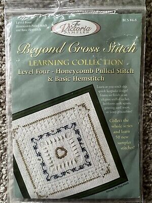Beyond Cross Stitch Victoria Sampler Level Four Honeycomb Pulled Stitch Kit 4-8