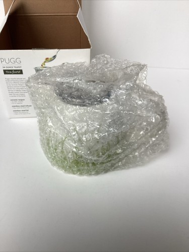 Tea Forte Pugg 24 Ounce Teapot Tea For One Spring Grass New In Box White Green