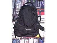 supreme backpack ss18 blue
