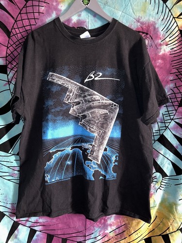 Vintage Blackbird B2 Black Double Sided Graphic T Shirt XL Vintage Blackbird B2 Black Double Sided Graphic T Shirt XL