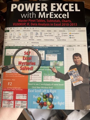 Power Excel with Mr Excel Master Pivot Tables Power Query & More! 2010-2013