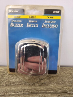 Carlon Wired Enclosed Buzzer 16 Volt Doorbell DH920 Door Bell Chime Vintage NEW